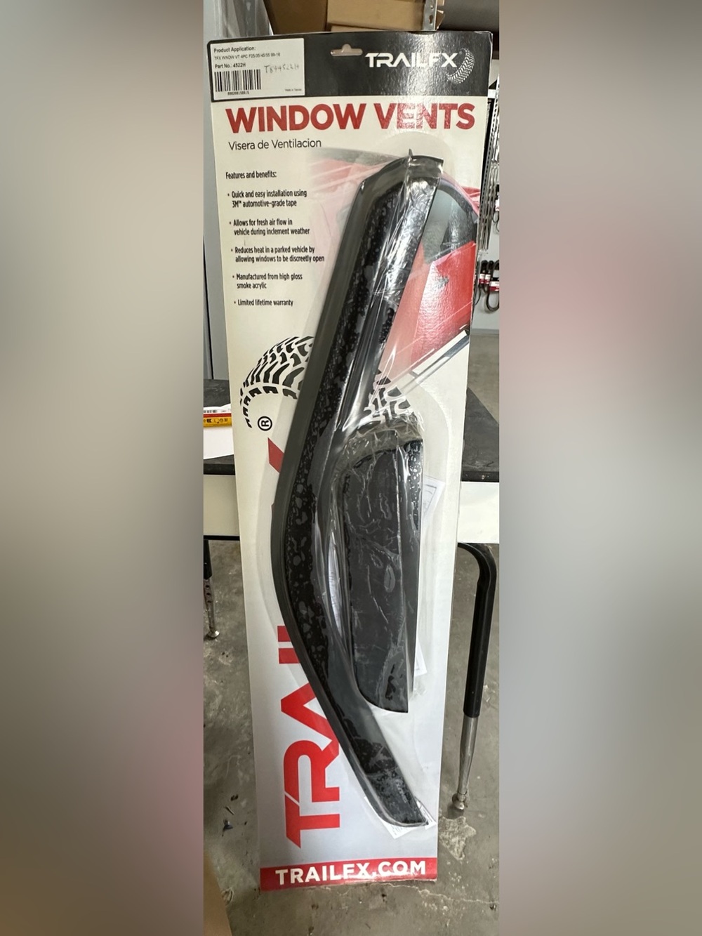 Ford Smoked Acrylic Wind Deflectors